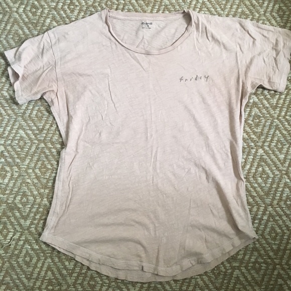 Madewell Tops - Blush Pink Madewell T-shirt size medium.